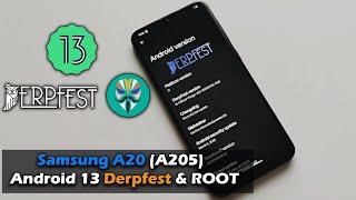 Samsung Galaxy A20 (A205) - Update Android 13 Derpfest & ROOT