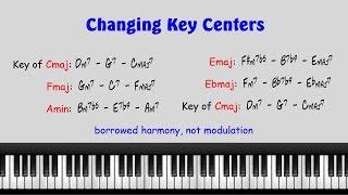 Changing Key Center Chord Progressions