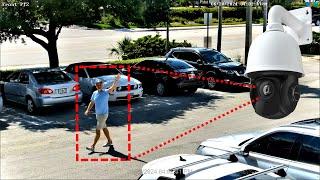 AI Human Detection Triggers Auto-Tracking PTZ camera