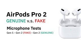 Exposed! Fake vs Real AirPods Pro Gen 2: Microphone Test & Packaging Nuances.