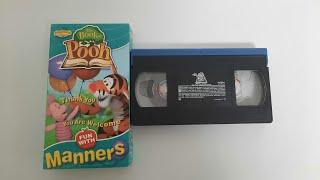 Full VHS The Book of Pooh Fun with Manners