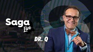 #SagaLive Dr. Alfredo Quiñones con Adela Micha