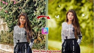 picsart से ऐसे करो background को blur | picsart background editing | how to blur photo