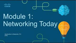 CCNA Module 1: Networking Today - Introduction to Networks (ITN)