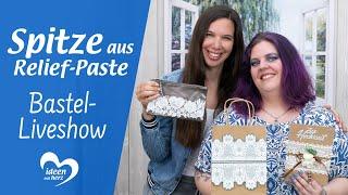 Spitze aus Relief-Paste - Bastel-Liveshow (24.06.2024)