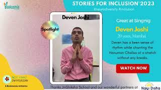 Inclusion Spotlight - Deven Joshi - 20 Years, Mumbai - Exceptional Reciter of the Hanuman Chalisa