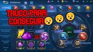 Como conseguir Emblemas en Mobile Legend de forma fácil.