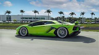 LOUD SUPERCARS BLASTING to Supercar Saturdays Florida - Flames, Revs, Fly-bys, and HARD Launches