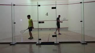 2019 Racketlon Thailand Open: Steven Cheng vs Gustaf Möller  (Squash)