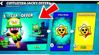 WOOW!! CUTTLEFISH JACKY!!! MEGA BOX OPEN!! 15 NEW BRAWLERS!! BRAWL STARS UPDATE GIFTS!!