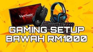 GAMING SETUP BAWAH RM1000 | BUDGET GAMING SETUP [BAHASA MALAYSIA]