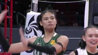 Angel Canino SOLID SINGLE BLOCKS AND SWAG vs. ATENEO  | UAAP Season 87 Women’s Volleyball