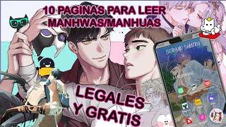 10 PAGINAS PARA LEER MANHWAS/MANHUAS LEGAL Y DE FORMA GRATUITA (y en español)