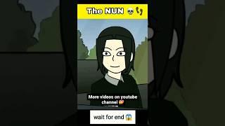 The evil nun | hindi horror story | story demon #shorts #animated #trending