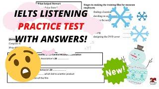 IELTS LISTENING  PRACTICE TEST WITH ANSWERS | MUST TRY ️ | BC/IDP️