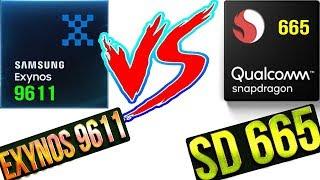 Snapdragon 665 Vs Exynos 9611 | Exynos 9611 BETTER?| Exynos 9611 Vs Snapdragon 665 | PUBG Settings