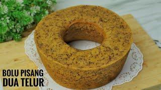 Resep Bolu Pisang Dua Telur super lembut