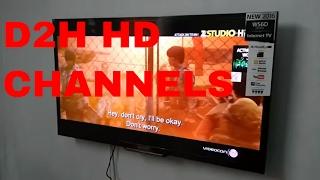 Videocon d2h HD Channels Video Quality Review