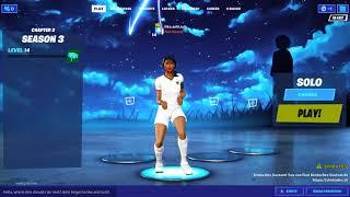 Soccer skin dancing in lobby for Tiktoks! ( EVER GOOD EMOTE AND INSANE CUSTOM BACKGROUND!! )