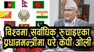 यसकारण विश्वमा सर्वाधिक रुचाइएका प्रधानमन्त्रीमा परे केपी ओली || KP Oli || Etv Nepal