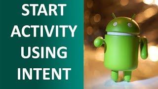 Start new Activity and pass data using Intent In Android | Android Tutorial | Hindi