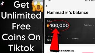 How To Get Free Coins On Tiktok! (100,000 Free Coins)