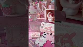 licensed sanrio my melody nintendo switch oled accessories  #pinkaesthetic #cute #gamergirl