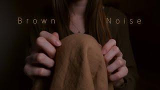 ASMR | Brown Noise and Towel Scratching for Sleep (No Talking, 3H)