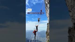 Sky Ladder #china #tour #travel #shorts  #tourism #viralvideo #facts #touristattractions #adventure