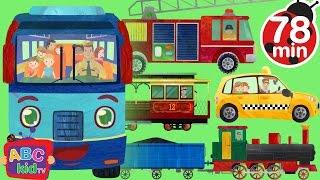 Wheels on the Bus and Vehicles | +More Nursery Rhymes & Kids Songs - CoCoMelon