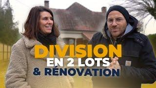 Opération de division avec un détachement en 2 lots