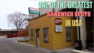 Canteen Lunch In the Alley - Famous Iowa Restaurant - And Iconic American Establishment