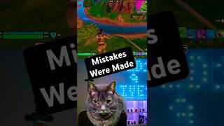 Cat makes huge mistake in First Fortnite game #fortnite #gamer #cat