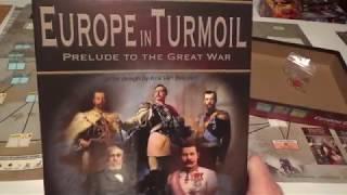 Bare Bones Wargaming Europe In Turmoil: Prelude to the Great War Unboxing