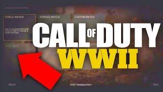 HUGE REVEAL! Michael Condrey Teases COD WWII's Menu - Ranked Play, Daily Modes, SERVER BROWSER?