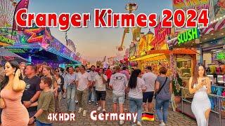 tour at Cranger Kirmes 2024, one of the biggest fair in NRW in Germany 4K HDR