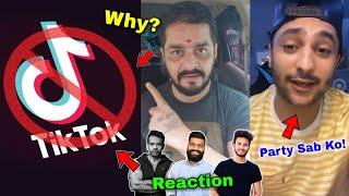 Tiktok ban in india | Harsh beniwal, Hindustani bhau, flying beast, mumabiker nikhil, R2h reaction |