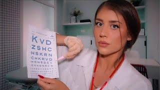 ASMR | Fast 5 Minute Cranial Nerve Exam  (Italian Accent)