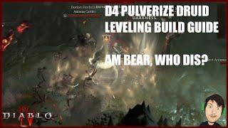 Diablo 4 Pulverize Druid Leveling Build Guide