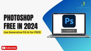 How to get Photoshop for FREE in 2024 (Use AI Generative Fill FREE!)