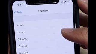 iPhone 11 Pro: How to Change Mail Preview Line Numbers