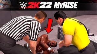 WWE 2K22 MyRISE - I Debuted On RAW And Got Injured!