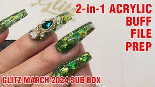 Buff, File, Prep Acrylic Nail Tutorial - How to Quick Easy Simple