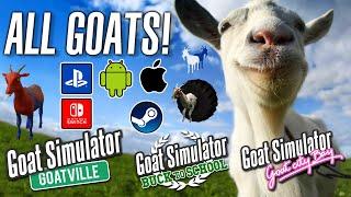 [ALL DEVICES!] How to unlock ALL Goats/Mutators in Goat Simulator! (Console, PC and mobile)