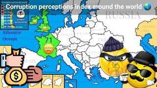 Corruption index around the world