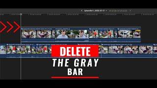 Final Cut Pro - Delete that Gray Bar - Lift from Storyline Command