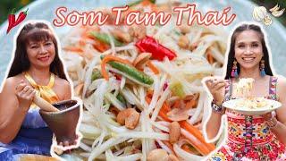 Som Tam Thai Papayasalat Rezept | Tipps, damit es wie in Thailand gelingt| Vegan Rezept 