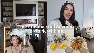 a big old vlog... come to work events with me & our new media wall reveal!