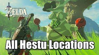Zelda Breath of the Wild – All Hestu Locations | Item Slot Upgrades Guide