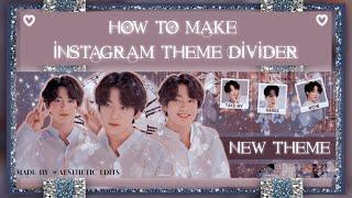 How to make Instagram theme divider//Aesthetic Edits//PicsArt tutorial